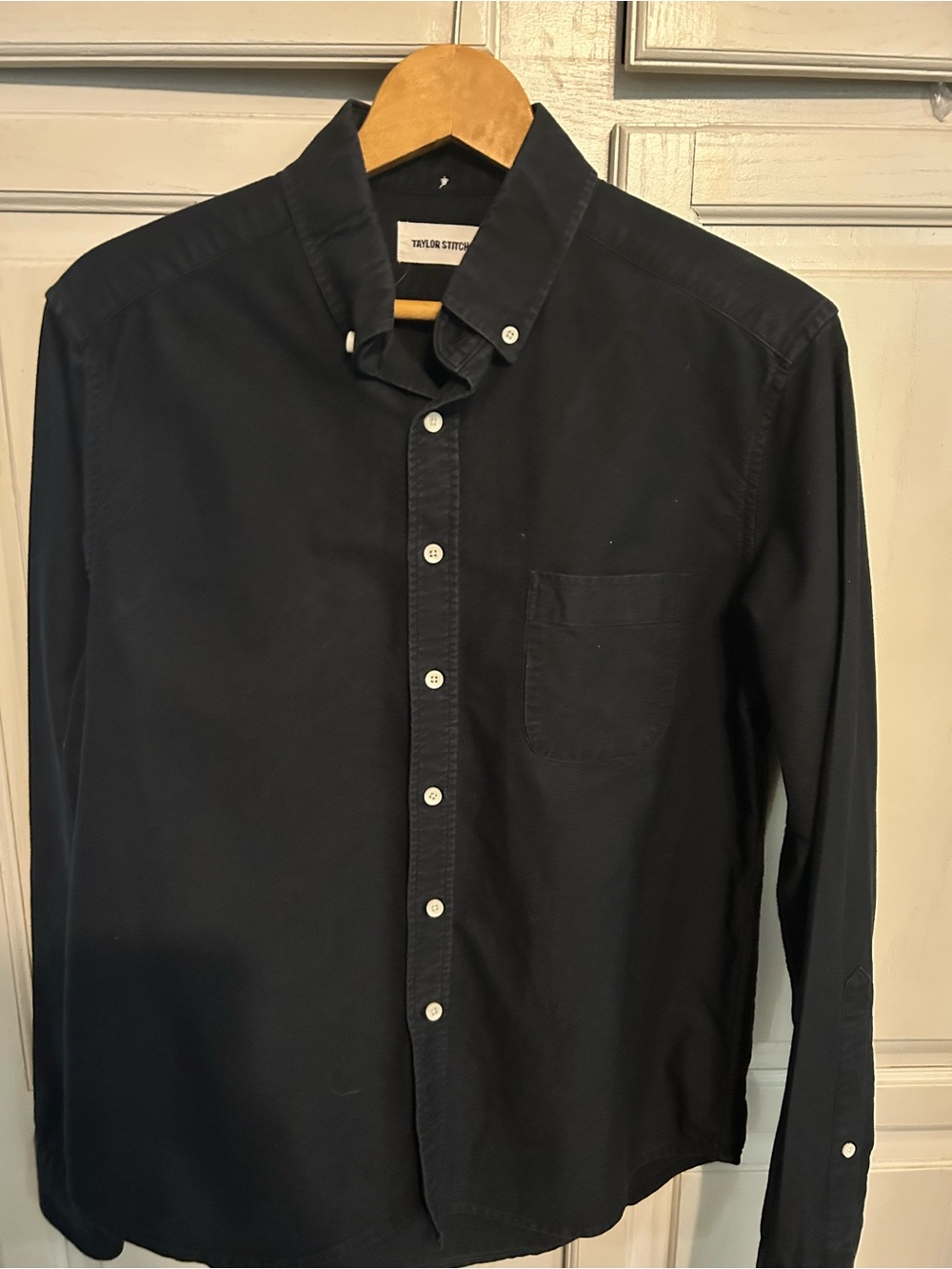 Taylor Stitch Men's Long Sleeve Button Cotton Shirt Size 40